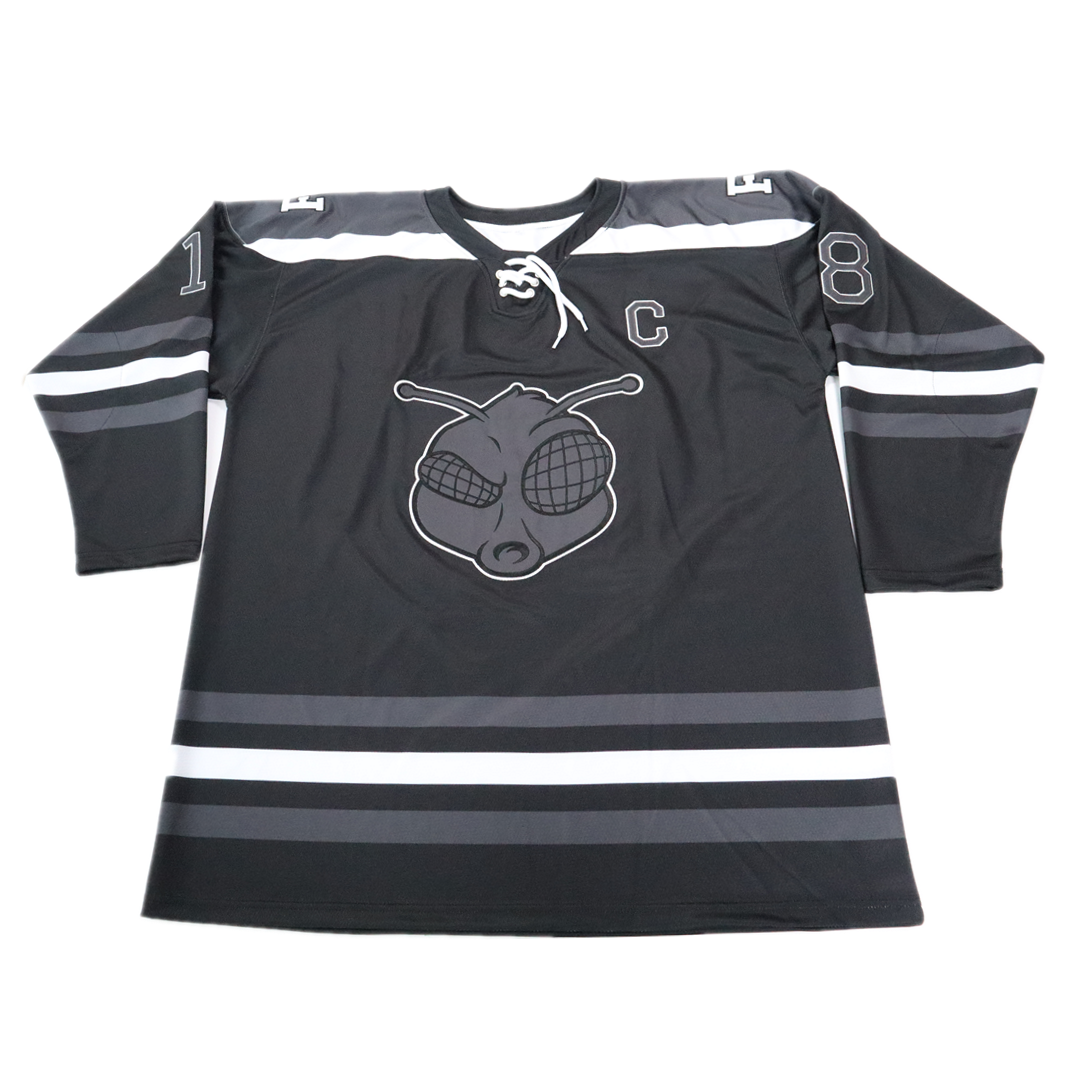 Customized mens european fitted ice hockey jersey and sock set