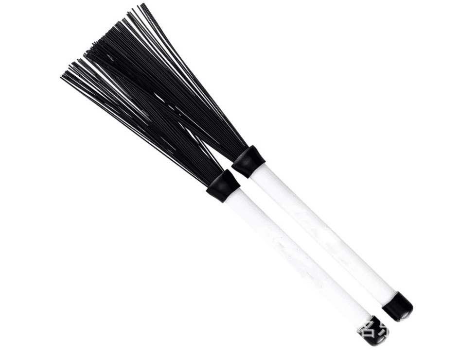 Wholesale Nylon Drum stick Brush with Plastic Handle Retractable Nylon wire Drum Brush For Jazz Drum Stick Musical Accessories