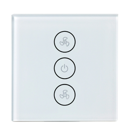 Smart Fan switch 120 type 3 Gears tuya touch switch EU UK Touch Switch Google Home Alexa WIFI smart home products