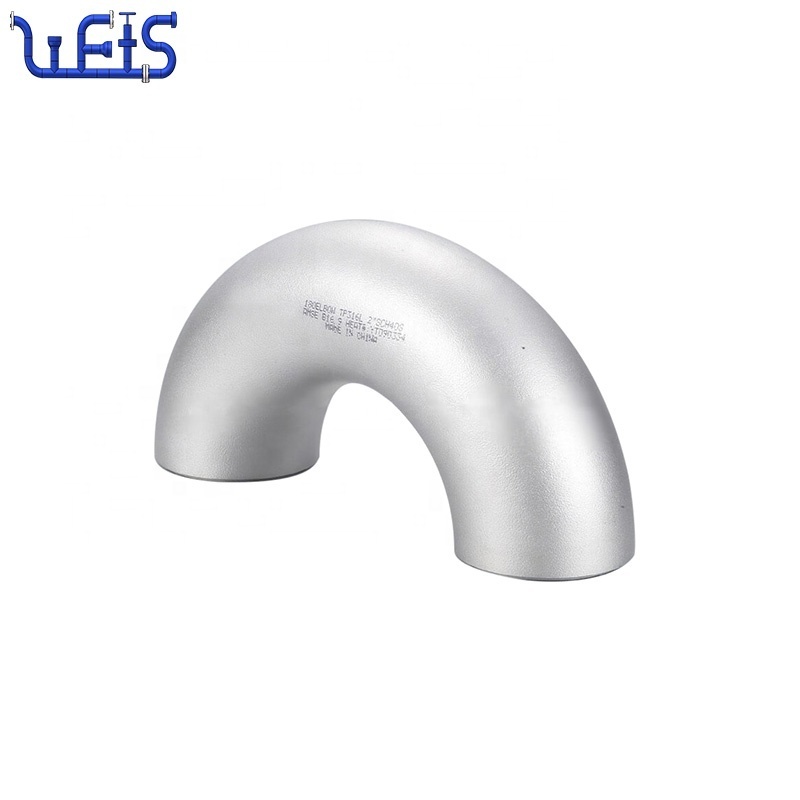 Welsure UNS S32205 S31803 2 inch 180 degree Duplex Stainless steel pipe fitting elbow