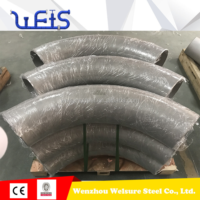 Welsure UNS S32205 S31803 2 inch 180 degree Duplex Stainless steel pipe fitting elbow