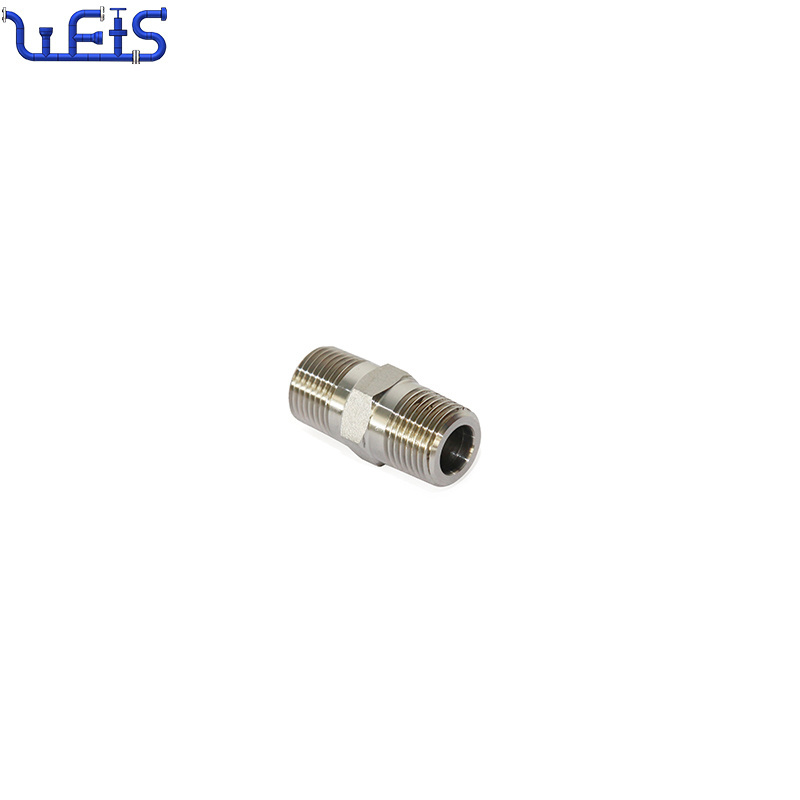 Welsure Threaded BSP BSPT male pipe fitting stainless steel nipple