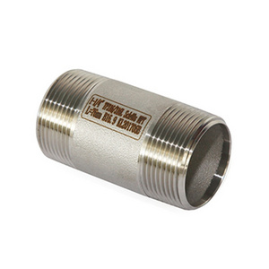 Welsure Threaded BSP BSPT male pipe fitting stainless steel nipple