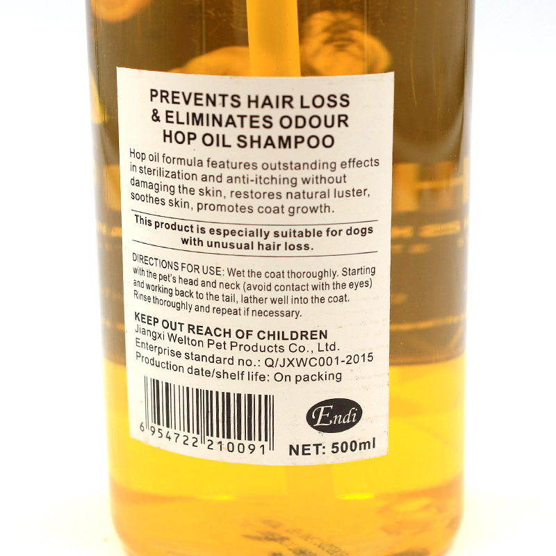 Prevent hair loss eliminate odor bio pet dog shampoo