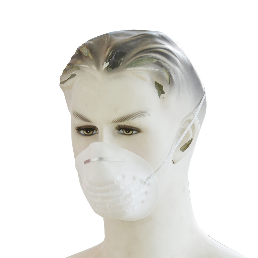 DM004 Single Ply  Melt Blown Polypropylene Disposable Dust Masks with Adjustable Nosepiece