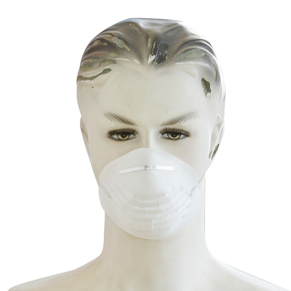 DM004 Single Ply  Melt Blown Polypropylene Disposable Dust Masks with Adjustable Nosepiece