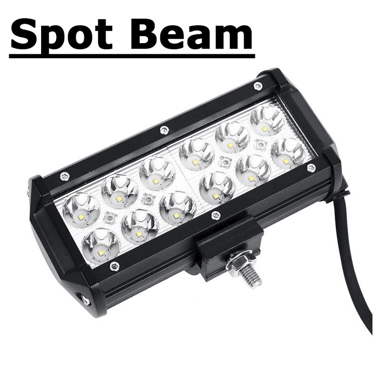 TACPRO 10-30v offroad 36w led light bar 7 inch car bumper led lights barras led 4x4 off road,car led light bar