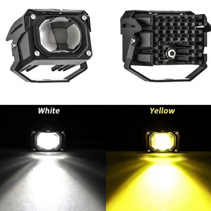 TACPRO New product driving lights fog light for car spotlight external dual color bi led lens spotlight laser bi led projector