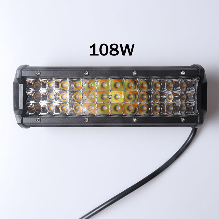 TACPRO Hot selling 4 inch led work light bar 108w 24V 12V 4