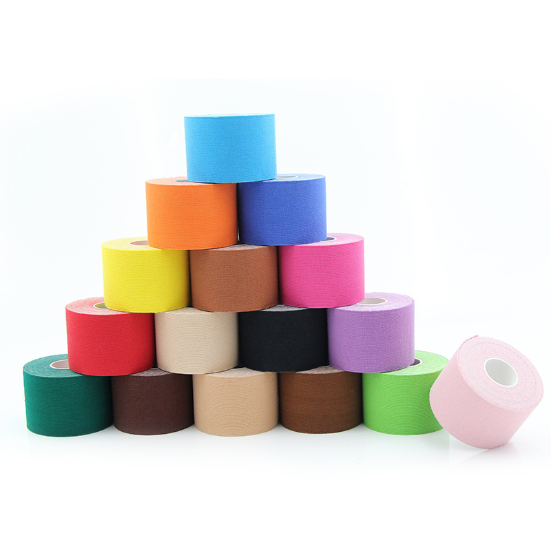 Bulk Wholesale Cheap Price CE ISO certificates Approved  K Sports Muscle Kinesiology Tape With Strongest  Glue