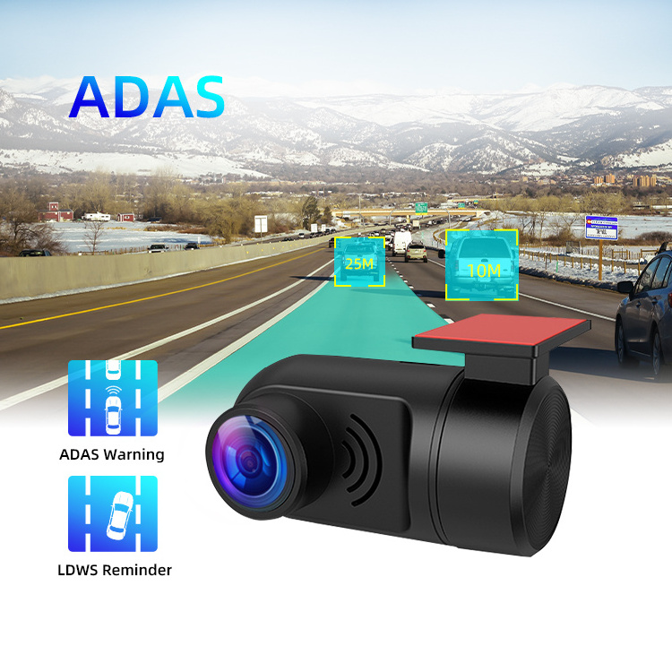 Wemaer Universal HD ADAS Front Inside Rear Camera Dash Cam Car Black Box Rear DVR Driving Video Recording Camera Car Dashcam