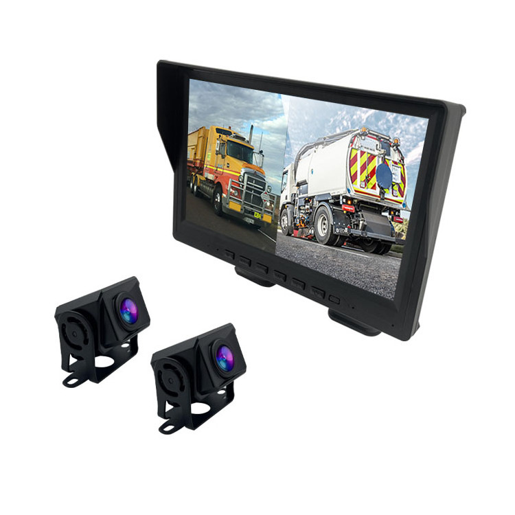 Wemaer 9.0 Inch IPS Bus Monitor 12V-24V Rear View Truck Reverse Vehicle Backup Camera System Kit For Back View Trailer Bus