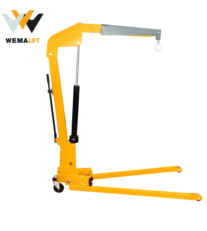 Hydraulic truck crane forklift jib attachment fork