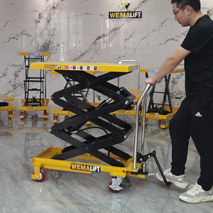 PTS double scissor platform lift table hydraulic platform truck lift table