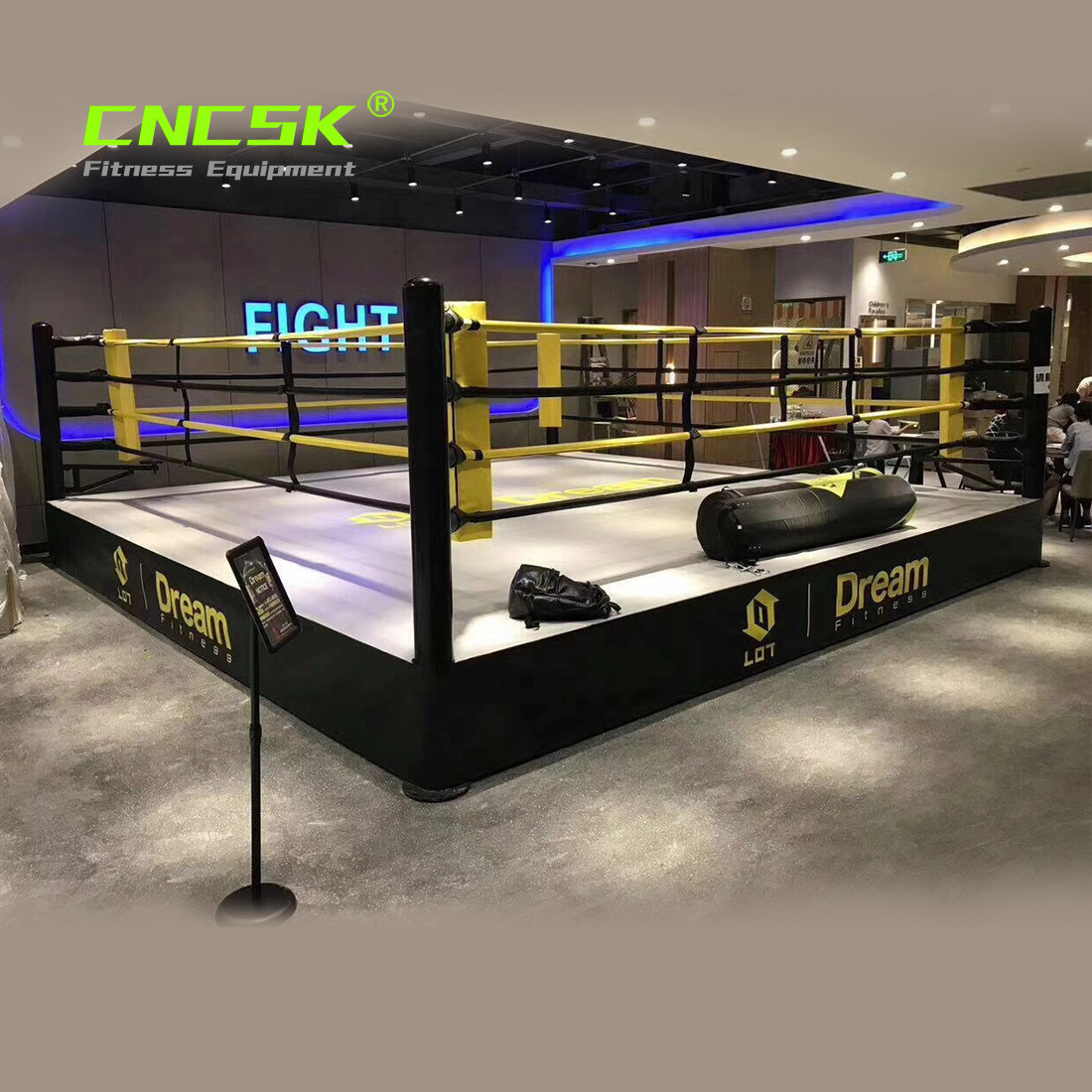 Boxing Octagonal cage ring-landing model BX78 customized 4m*4m Boxing Ring cage