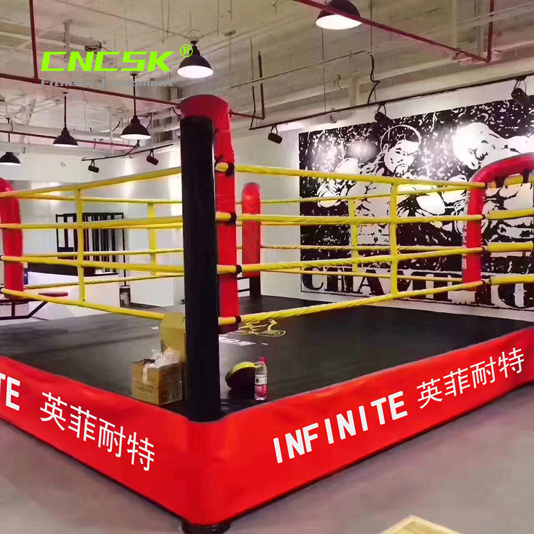 Boxing Octagonal cage ring-landing model BX78 customized 4m*4m Boxing Ring cage