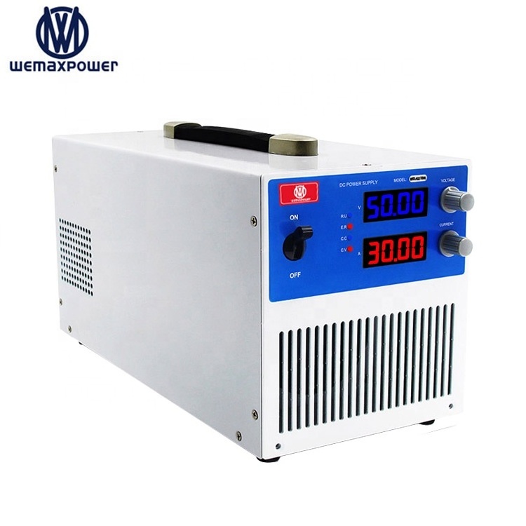 Adjustable switching ac to dc 110vac 220vac to 50vdc 30a 1500w variable 50v 30amp smps power supply for Laboratory Telecom