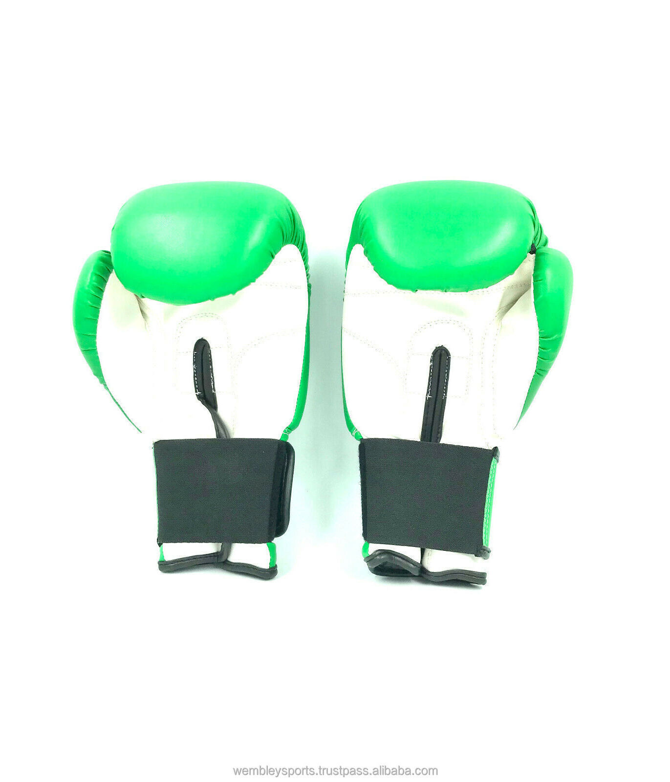 Popular good boxing gloves fighting punching bag training plain blank green kickboxing sports Training Gloves