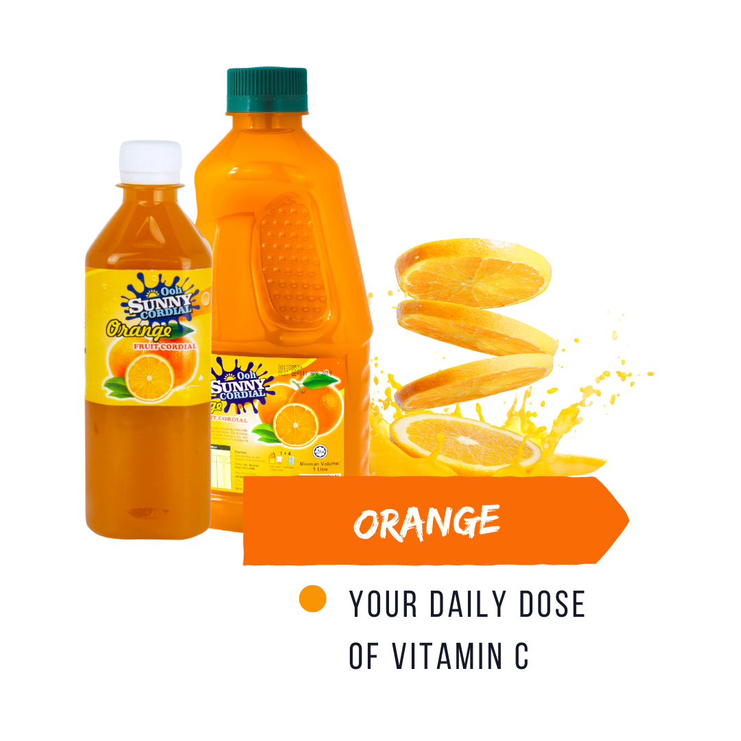 Ooh Sunny Cordial premium grade Real Orange content concentrated Fruit Juice