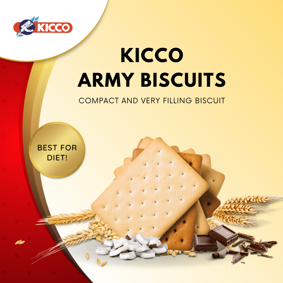 Preferred Supplier Kicco Dense Biscuit Energy Compressed Long Lasting Hunger Hard Biscuit Meets Halal Standard Energy Bar