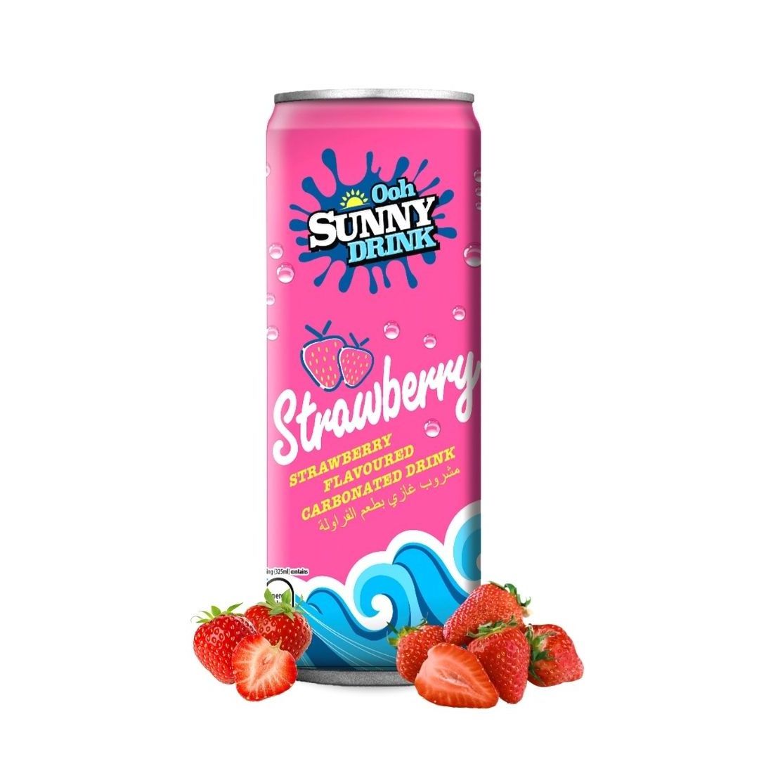 Top Selling Halal Certified Brand Ooh Sunny Assorted Flavor, Cola  Soft Drinks 325ml Slim Can Malaysia Wholesaler