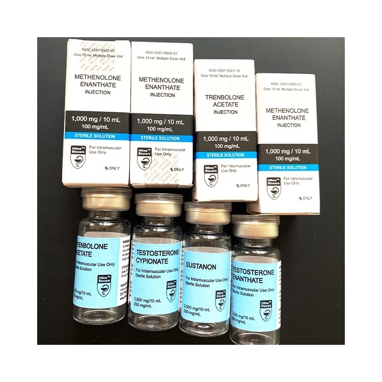 Vial Boxes and Labels 177 - TREN A 100 mg holographic box bodybuilding steriods injection 10ml vial labels steroides and boxes