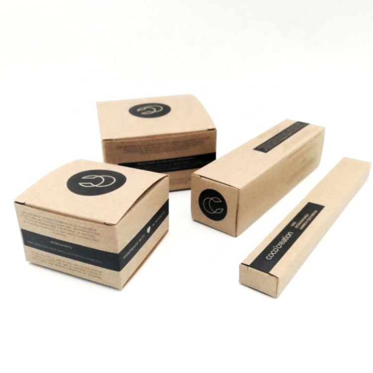 ZPT10-14 Narrow long custom logo black printing chopstick packaging cosmetic bottle packing box cream paper kraft box