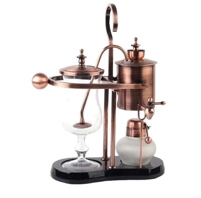 Rose Gold Royal Coffee Machine / New Style Belgium Syphon Coffee Maker