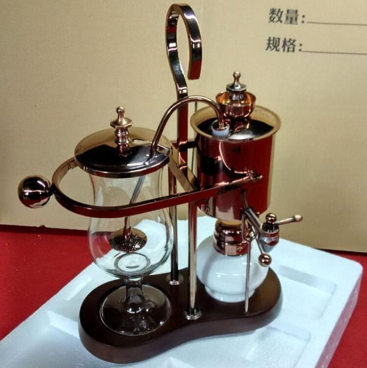 Rose Gold Royal Coffee Machine / New Style Belgium Syphon Coffee Maker