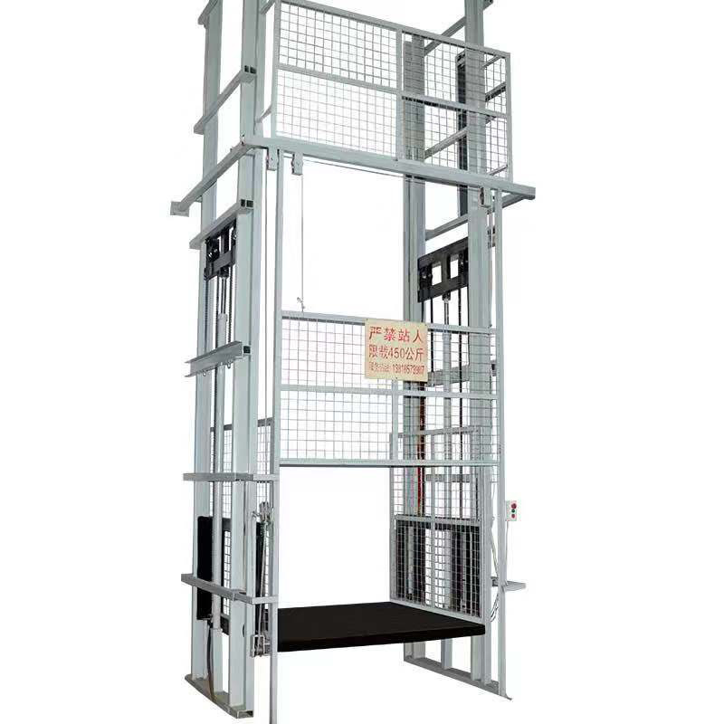 Wall mounted Electric small goods lift hydraulic cargo elevator freight elevator vertical goods lift for Warehouse