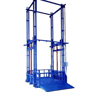 Wall mounted Electric small goods lift hydraulic cargo elevator freight elevator vertical goods lift for Warehouse