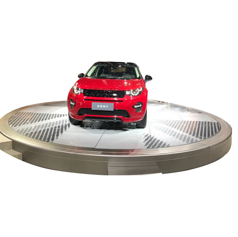 showroom car display revolve turntable rotating driveway remote control car turntable