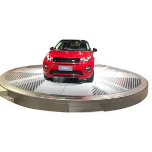 showroom car display revolve turntable rotating driveway remote control car turntable