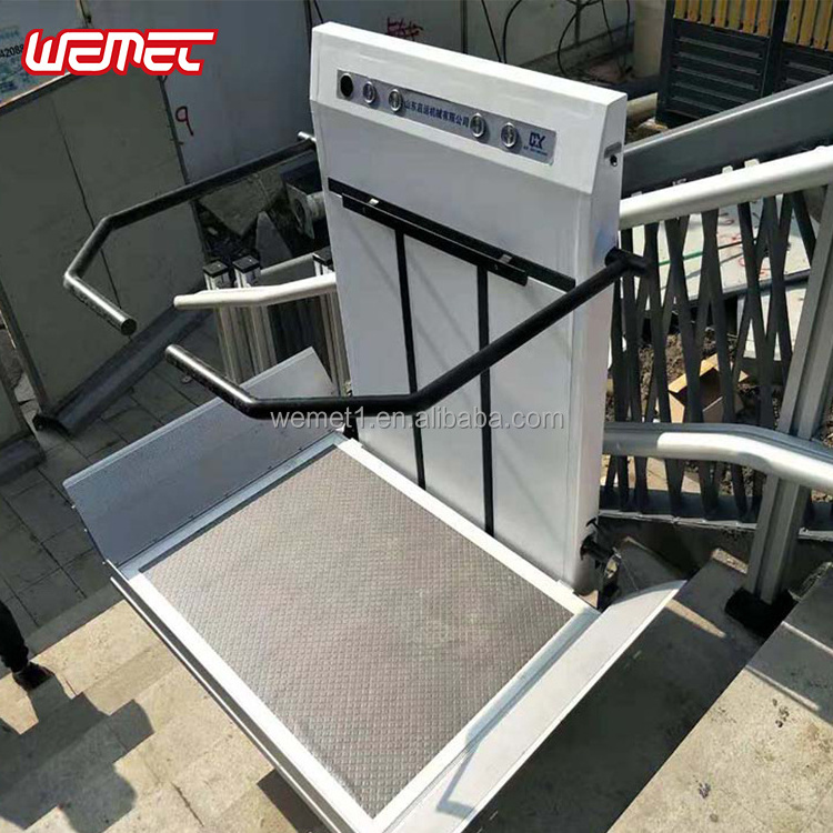 250kg Stair Climbing lift inclined wheelchair lift inclined platform lift disable people