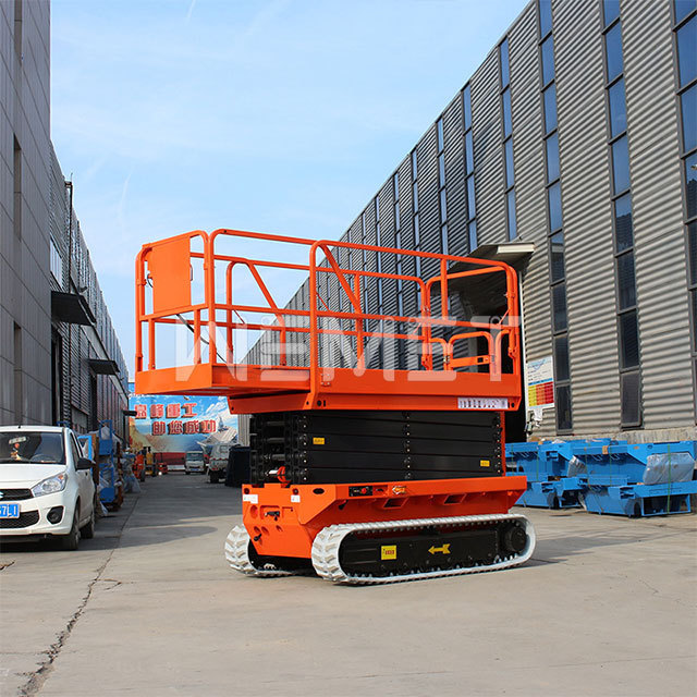 Tracked Scissor Lift Electric Rough Terrain Crawler Scissor Lift