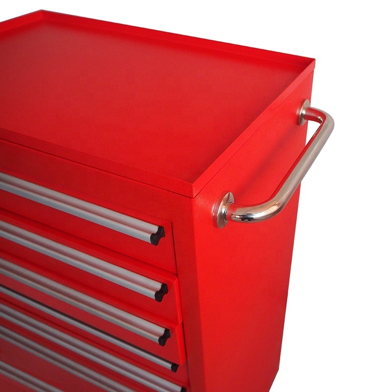 Professional workshop garage storage 14 Drawers Mobile Metal Tools box, trolley cabinet