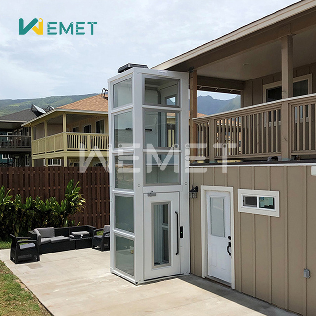 Wemet hydraulic 2/3/4/5 floors Villa Elevator Lift/small home elevator for 2 person