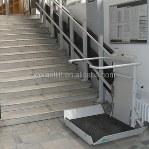 inclined barrier free handicapped lift wheel chair stair lift platform for home use