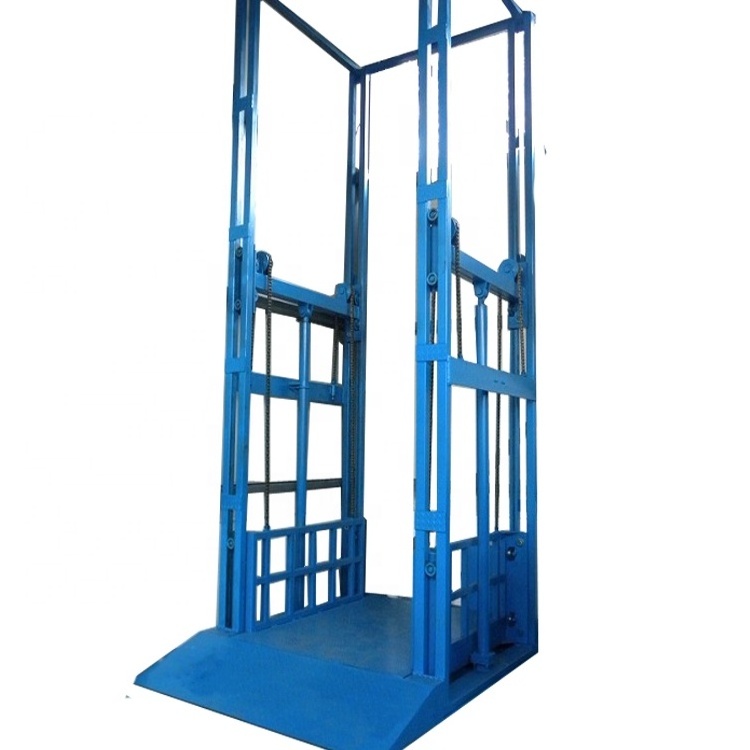 Hydraulic 1000kg Cargo Elevator Home Used Small Freight Elevator For Sale