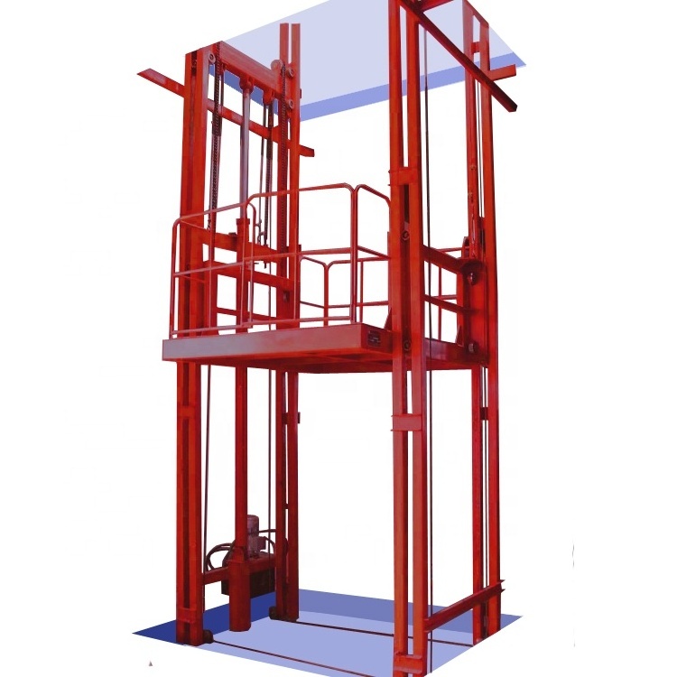 Hydraulic 1000kg Cargo Elevator Home Used Small Freight Elevator For Sale