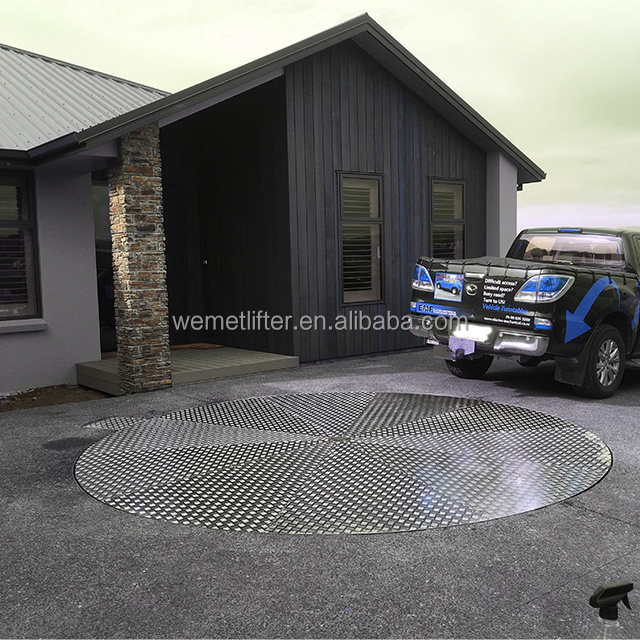 Driveway car rotating platform garage car turntable for sale