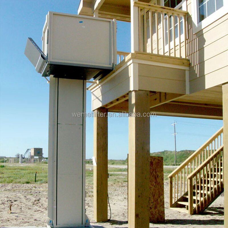 WEMET 250kg  hydraulic outdoor vertical wheelchair disabled lift elevator price