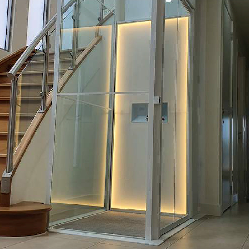 Indoor/Outdoor 2-4 floors Cheap Electric Residential Passenger Elevator Lift Small Home Lift For Sale