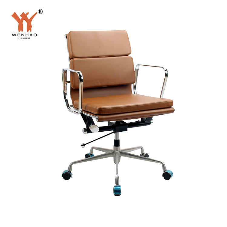 Best Option Fashion Brown Swiveling Meeting Room High Quality Chair Office Lounge Chair Swivel Office Chair Foshan