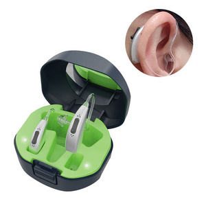 BTE Wireless USB Hearing Amplifier Rechargeable Hearing Aids Bluetooth Earphone for the Deaf