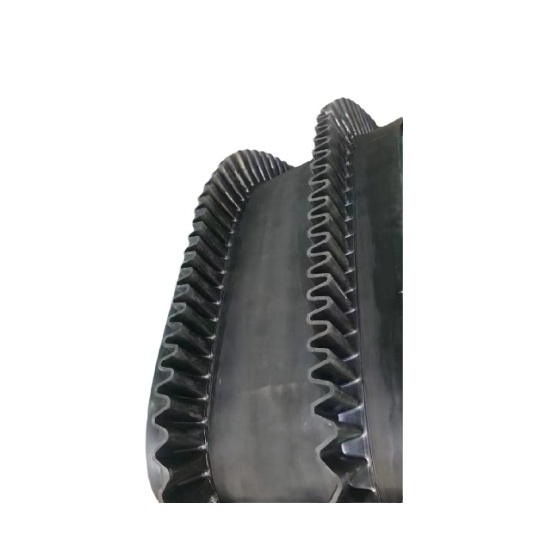 Stone Crusher Mining Coal Wear Resistant EP500/3 Side wall rubber Skirt Conveyor Belt For Sale