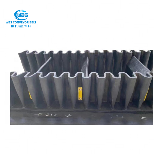 Stone Crusher Mining Coal Wear Resistant EP500/3 Side wall rubber Skirt Conveyor Belt For Sale