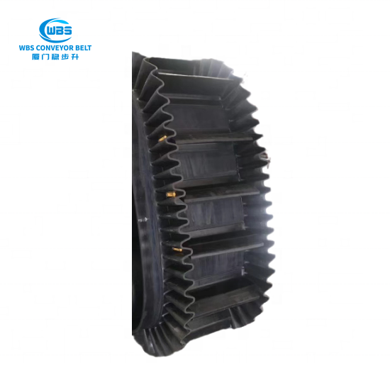 Stone Crusher Mining Coal Wear Resistant EP500/3 Side wall rubber Skirt Conveyor Belt For Sale