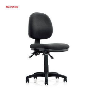 Office chair work task chair without arms fabric swivel typing computer office desk midback staff task chair