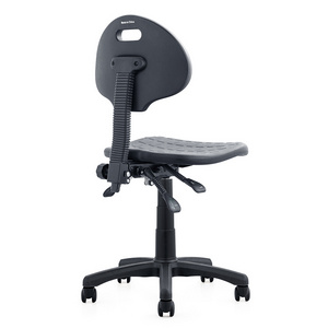 Adjustable Swivel Lab Plastic Medical Soft Pu Foam Antistatic Office Lab Stool ESD Chair